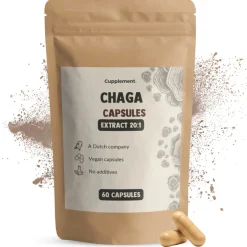 20% korting | Cupplement Chaga Extract Capsules 400mg