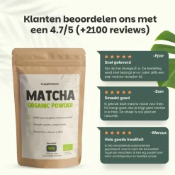 10% korting | Cupplement Combideal Matcha Thee Poeder Biologisch