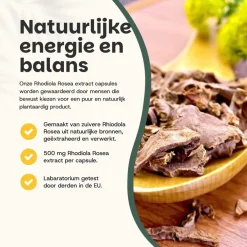 30% korting | Cupplement Combideal Rhodiola Rosea Capsules 500 mg