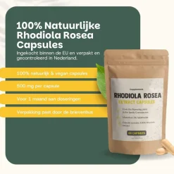 30% korting | Cupplement Combideal Rhodiola Rosea Capsules 500 mg