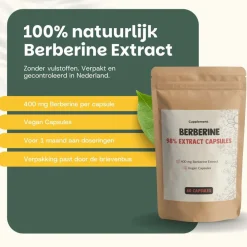 45% korting | Cupplement Multipack Berberine Extract Capsules 400 mg