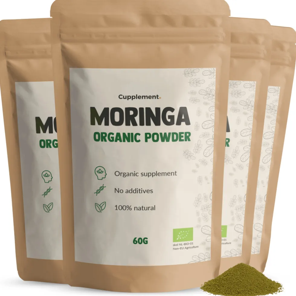 45% korting | Cupplement Multipack Moringa Poeder Biologisch