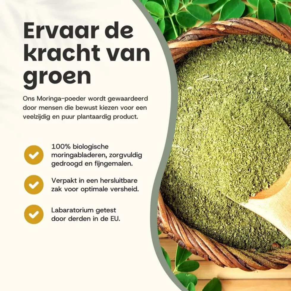 45% korting | Cupplement Multipack Moringa Poeder Biologisch