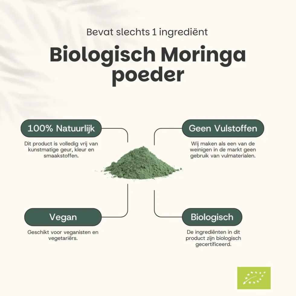 45% korting | Cupplement Multipack Moringa Poeder Biologisch