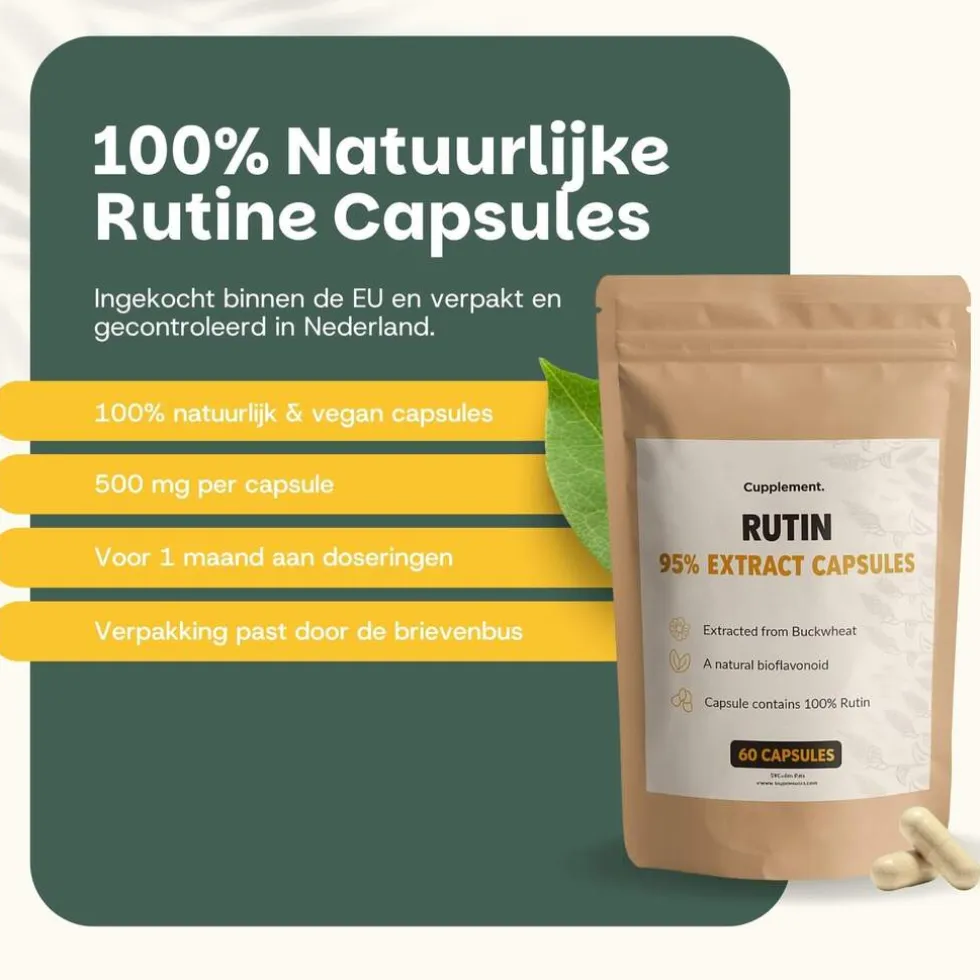 45% korting | Cupplement Multipack Rutine Capsules 500 mg