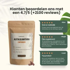 45% korting | Cupplement Multipack Astaxanthine Capsules 8 mg