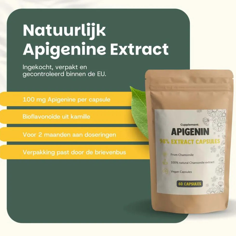 45% korting | Cupplement Multipack Apigenin Extract Capsules 100 mg