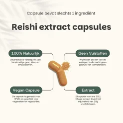 20% korting | Cupplement Reishi Extract 400 mg Capsules