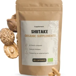 20% korting | Cupplement Shiitake Capsules 500 mg Biologisch
