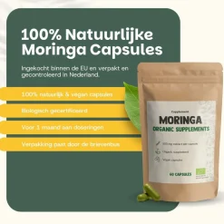 20% korting | Cupplement Voordeelverpakking Moringa Capsules 500 mg Biologisch