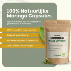 20% korting | Cupplement Voordeelverpakking Moringa Capsules 500 mg Biologisch