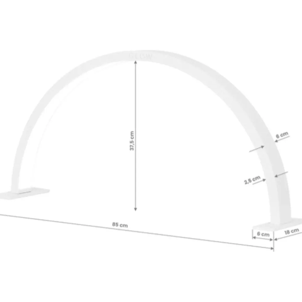 Activeshop glow arch II professionele manicure werklamp LED met instelbare lichtintensiteit