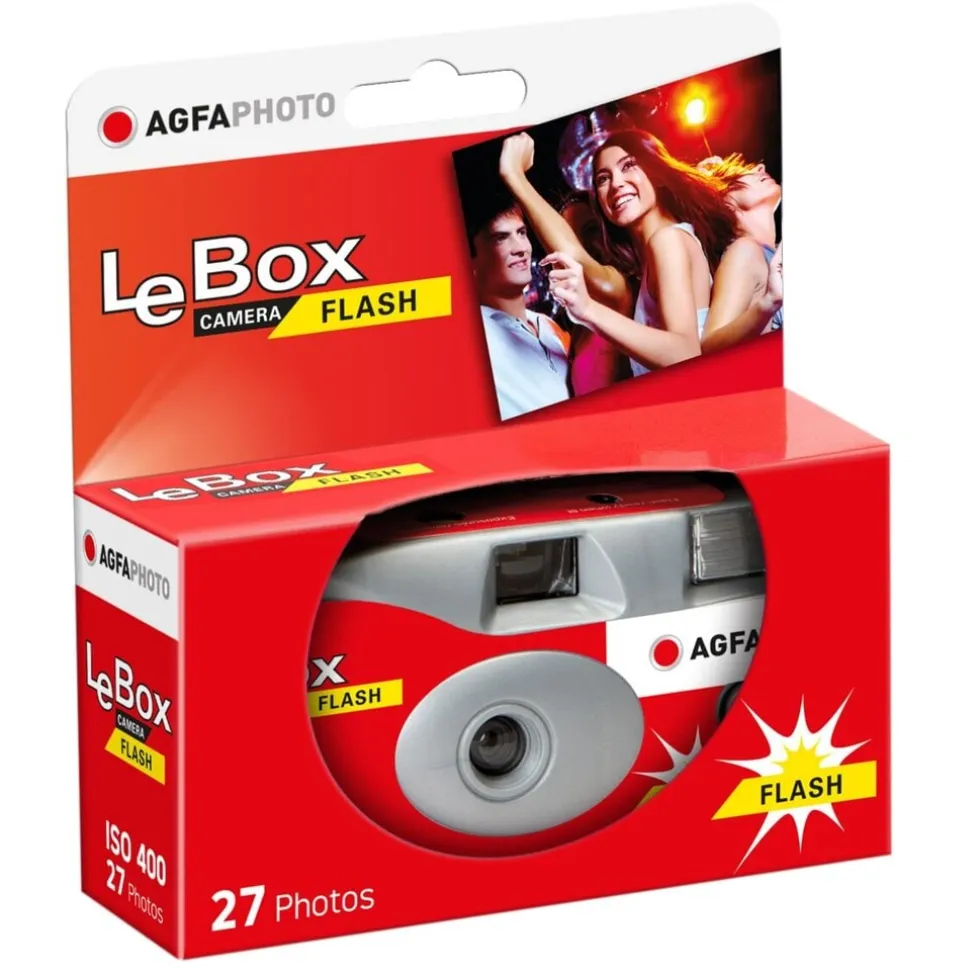 AgfaPhoto LeBox Flash Wegwerpcamera met Flits