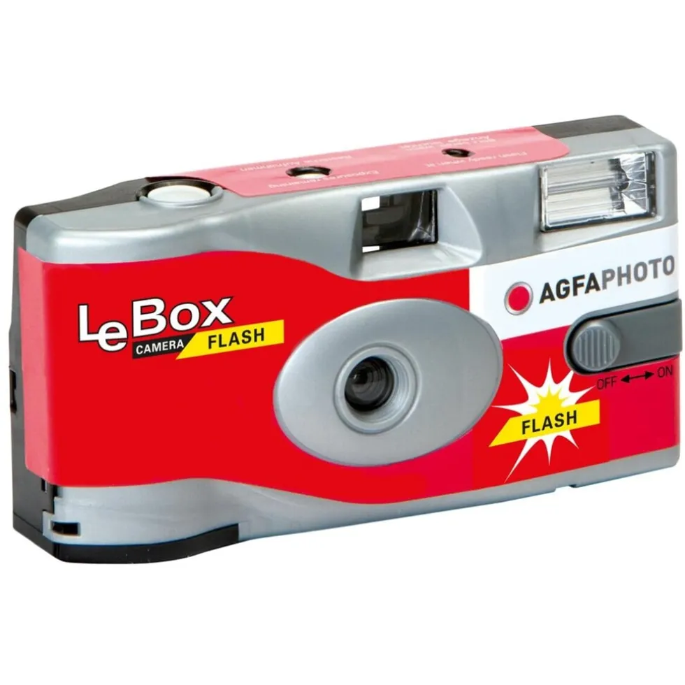 AgfaPhoto LeBox Flash Wegwerpcamera met Flits
