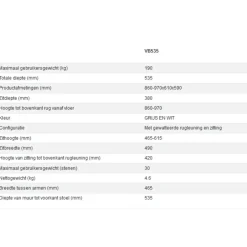Aidapt VB535 Douchestoel