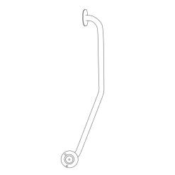 Aidapt vy400 Trapbeugel gedraaid LINKS