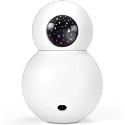 Alecto BC-21 - Luchtbevochtiger en projector, wit