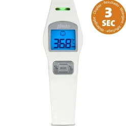 Alecto BC-37 - Voorhoofdthermometer, infrarood, wit