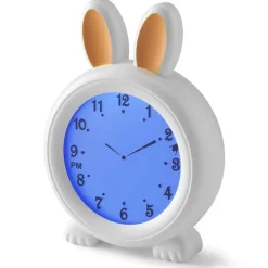 Alecto BC100BUNNY - Slaaptrainer, nachtlampje en wekker, konijn