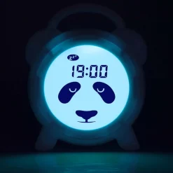 Alecto BC100PANDA - Slaaptrainer, nachtlampje en wekker, panda