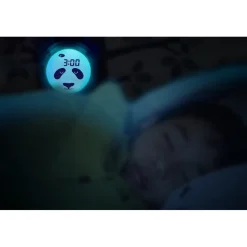 Alecto BC100PANDA - Slaaptrainer, nachtlampje en wekker, panda
