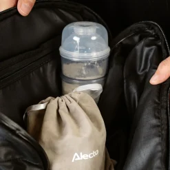 Alecto BF-4 - Melkpoedertoren, 4 grote stapelbare bakjes , verdeeltuit, wit/grijs