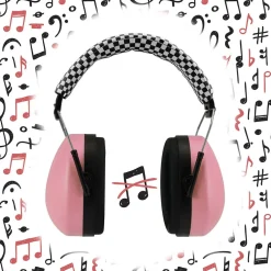 Alecto BV-71RE - Gehoorbescherming voor kinderen - Roze