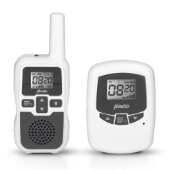 Alecto DBX-80 - Babyfoon met groot bereik tot 3.000 meter, wit/antraciet