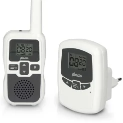 Alecto DBX-80 - Babyfoon met groot bereik tot 3.000 meter, wit/antraciet