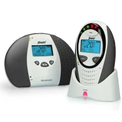 Alecto DBX-88 LIMITED - Full Eco DECT babyfoon met display, wit/antraciet