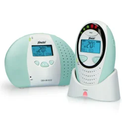 Alecto DBX-88MT - Full Eco DECT babyfoon met display, wit/mintgroen