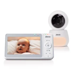 Alecto DVM2050 Babyfoon met HD-camera groot 5 inch kleurenscherm en nachtlampje