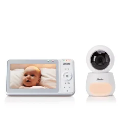 Alecto DVM2050 Babyfoon met HD-camera groot 5 inch kleurenscherm en nachtlampje