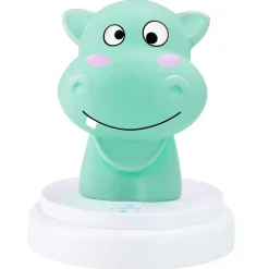 Alecto SILLY HIPPO - LED nachtlampje, nijlpaard, blauw