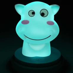 Alecto SILLY HIPPO - LED nachtlampje, nijlpaard, blauw