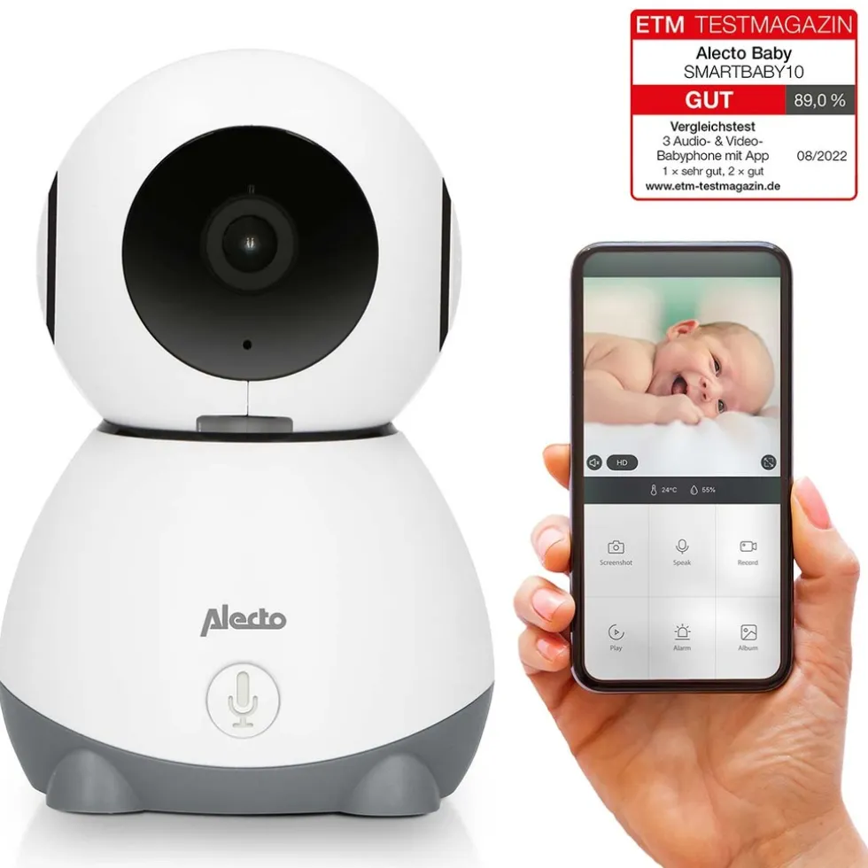 Alecto SMARTBABY10 Wifi babyfoon met camera