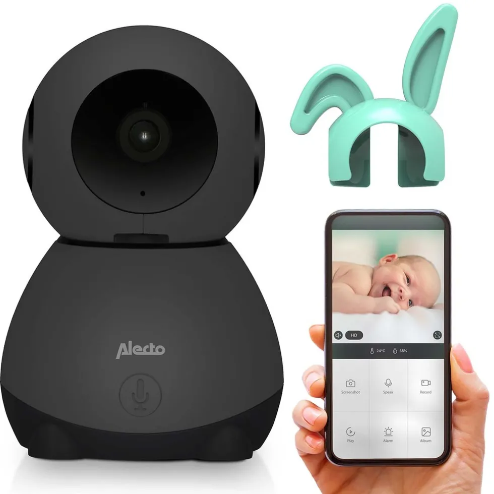 Alecto SMARTBABY10BK Wifi babyfoon met camera
