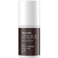 Alessandro Striplac UV Colour 127 Midnight Red Nagellak