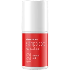 Alessandro Striplac UV Colour 122 Classic Red Nagellak