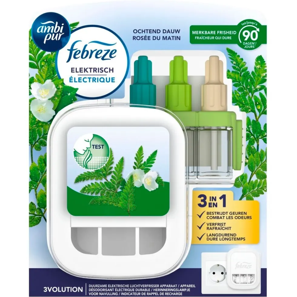 Ambi Pur Ochtenddauw 3Volution Elektrische Luchtverfrisser