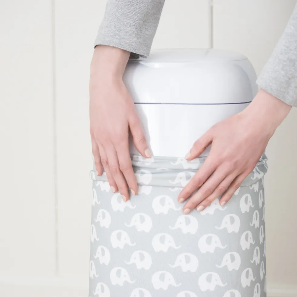 Angelcare Dress Up Grey Stars Hoes voor Luieremmer