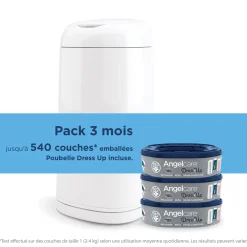 ANGELCARE Dress Up Navulling Luieremmer