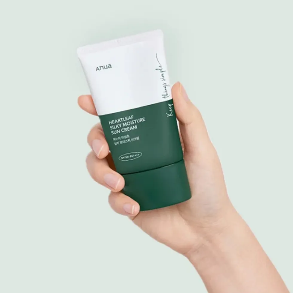 Anua Heartleaf Silky Moisture Sun Cream 50ml