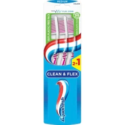Aquafresh Clean & Flex Medium Tandenborstels