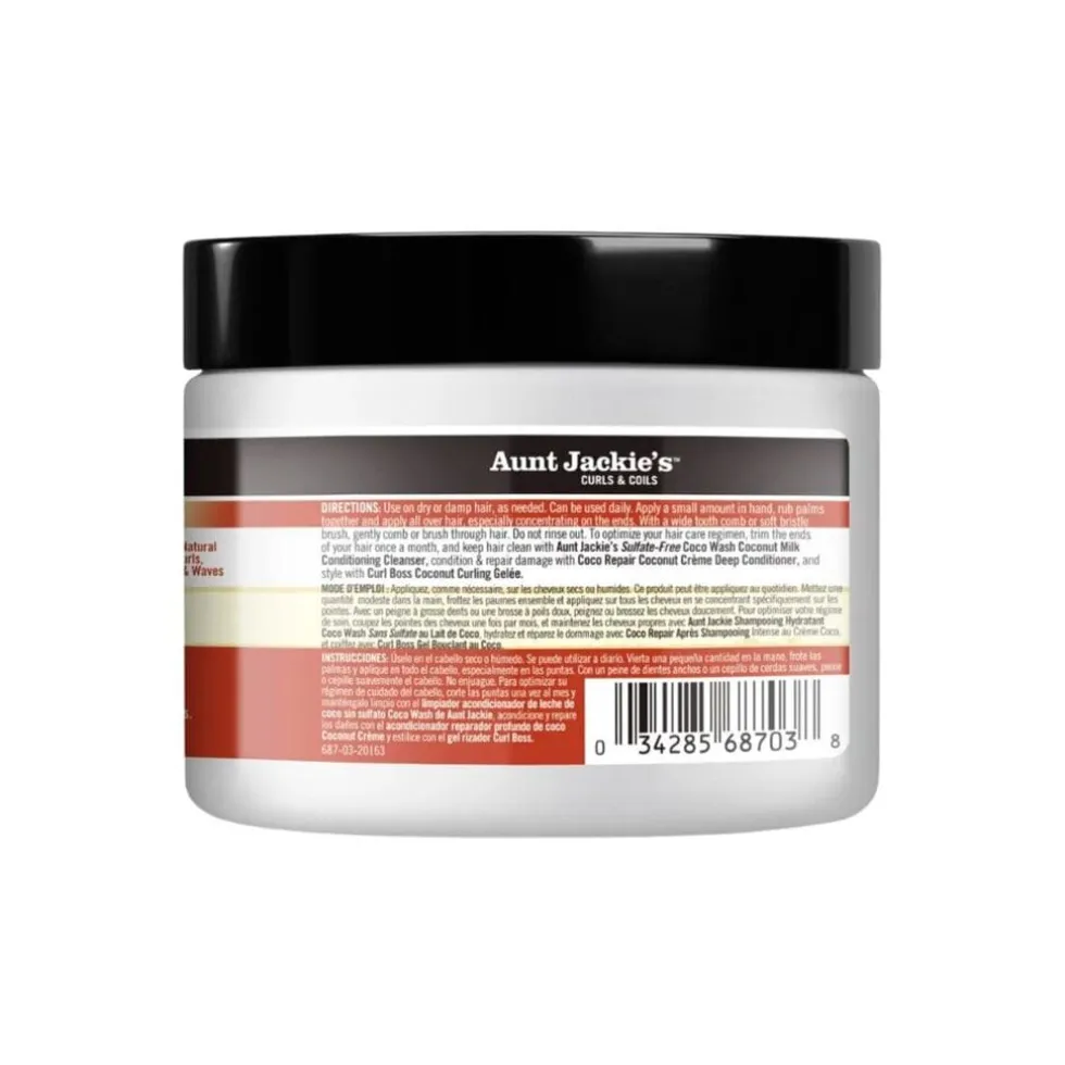Aunt Jackie's Curls & Coils Coconut Crème Recipes Butter Crème Intensive Moisture Sealant