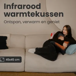 Auronic Sherpa Fleece Warmtekussen 45x45cm