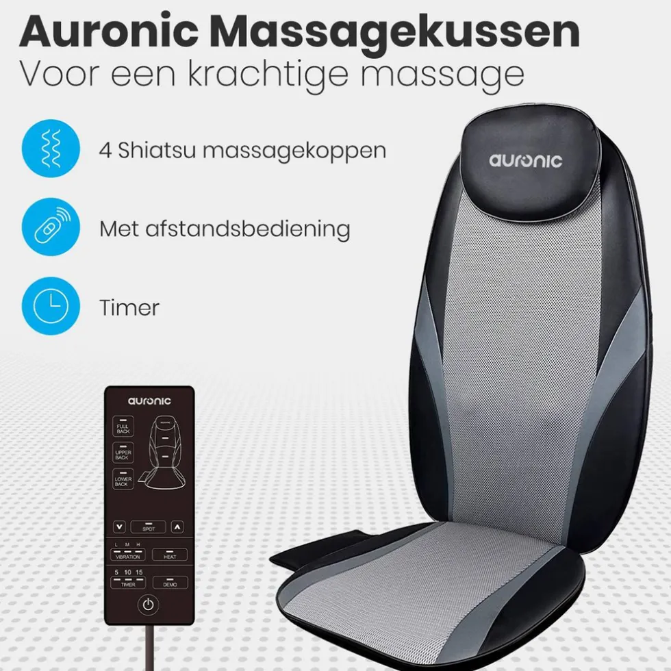 Auronic Shiatsu Massagekussen