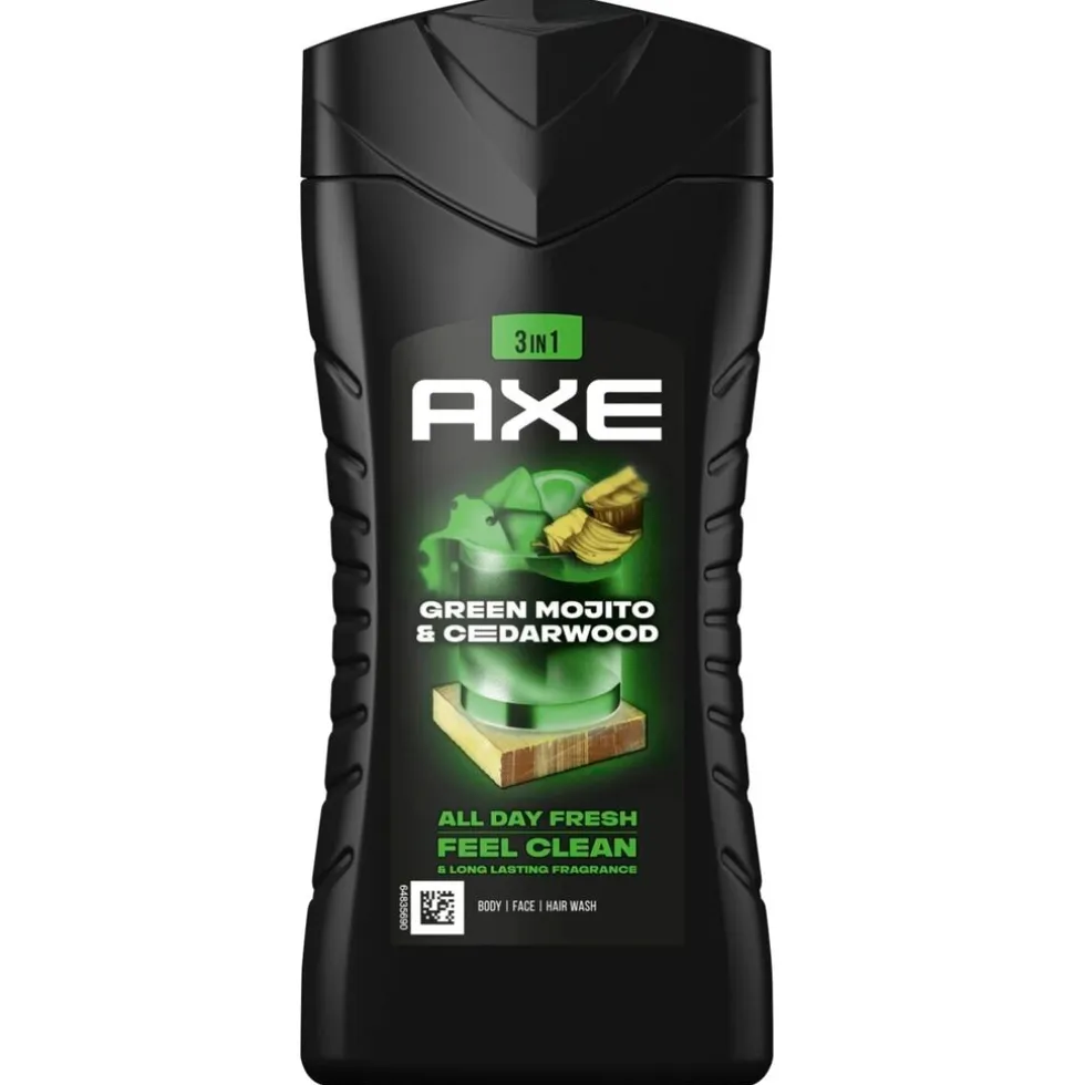 Axe Wild Green Mojito & Cedarwood 3-in-1 Douchegel