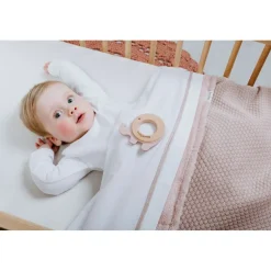 Baby's Only Wiegdeken Teddy Sky Oud Roze 70 x 95 cm