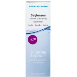 Bausch + Lomb -4.50 Zachte Daglenzen